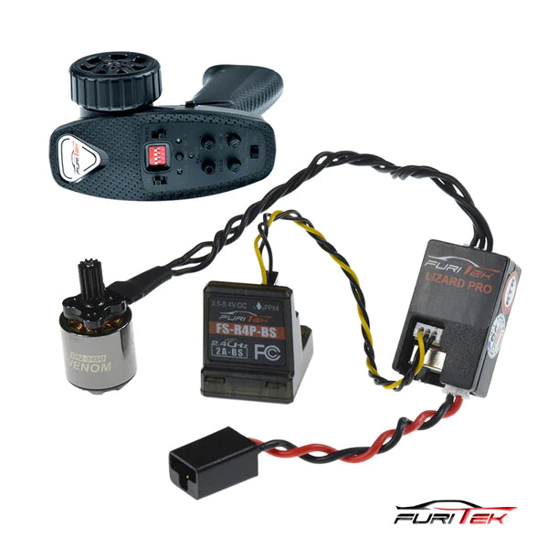 FURITEK STARTER WITH TX/RX COMBO 118 2S BRUSHLESS POWER