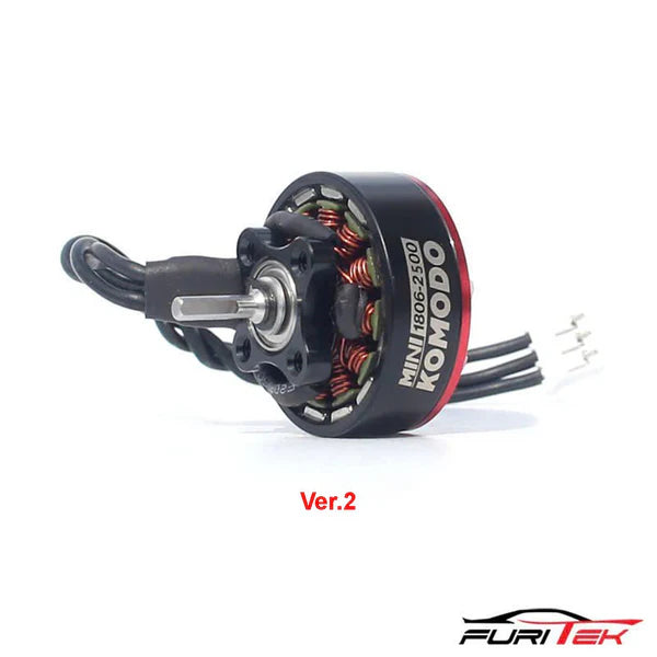 FURITEK MINI KOMODO 1806-2500KV BRUSHLESS MOTOR WITH 16T STEEL