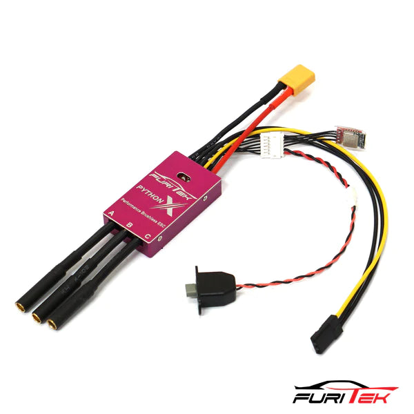 FURITEK PYTHON X TEAM SPEC 80A/120A BRUSHED/BRUSHLESS ESC FOR 1/10 FURITEK PYTHON X TEAM SPEC 80A/120A BRUSHED/BRUSHLESS ESC FOR 1/10