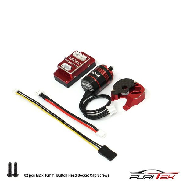 RCスキ者 421セット*1 予備ビス*1、mmxセット*1 予備ビス*1 FURITEK TORPEDO BRUSHLESS POWER SYSTEM FOR AXIAL SCX24 – Furitek USA
