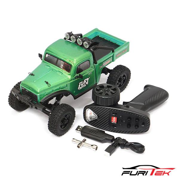 FURITEK FX118 FURY WAGON RTR BRUSHLESS 1/18 RC CRAWLER KIT (GREEN