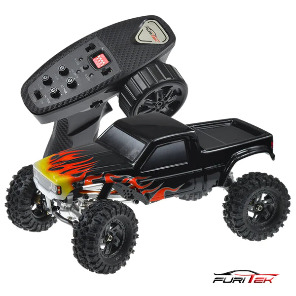 FURITEK CAYMAN PRO V2 4X4 1/18 PREMIUM RC CRAWLER W/ TX/RX BLACK FURITEK CAYMAN PRO V2 4X4 1/18 PREMIUM RC CRAWLER W/ TX/RX BLACK