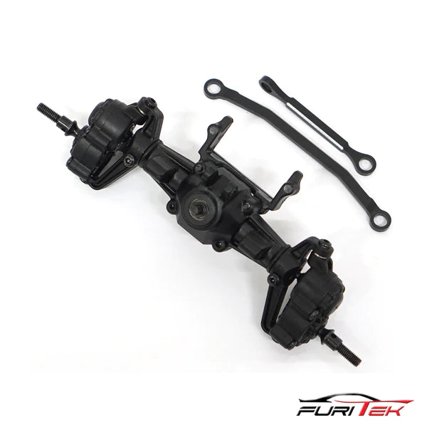 FURITEK FRONT AXLE ASSEMBLY WITH ALUMINUM STEERING LINK FOR FURITEK CAYMAN PRO 4X4 AND 6X6 SPARE PARTS