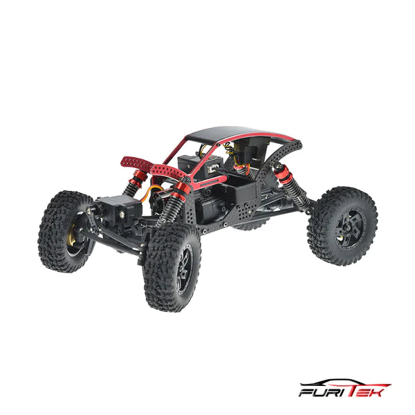 FURITEK BETTLE CARBON FIBER COMP CHASSIS FOR FURITEK FX118 RED VERSION