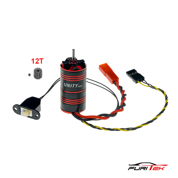 FURITEK UNITY PRO 3500kv 2-in-1 Micro FOC Brushless System for REDCAT ASCENT-18