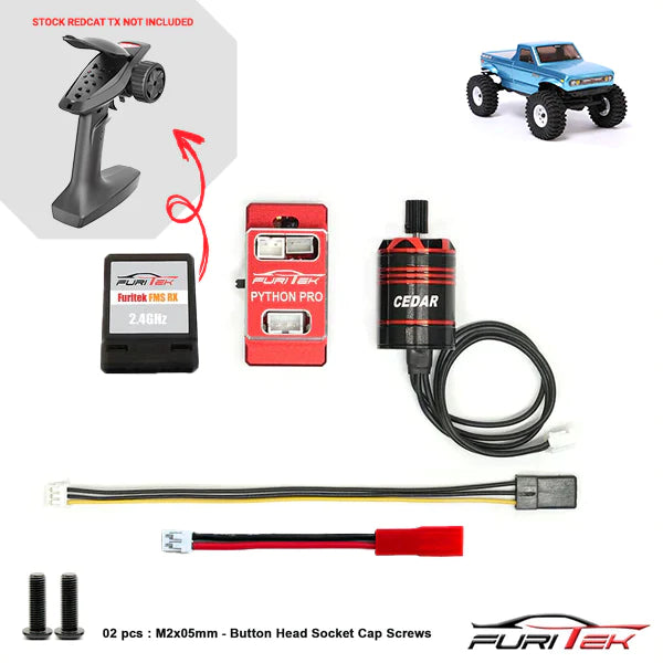 FURITEK TORPEDO BRUSHLESS POWER SYSTEM WITH RECEIVER FOR REDCAT ASCENT-18