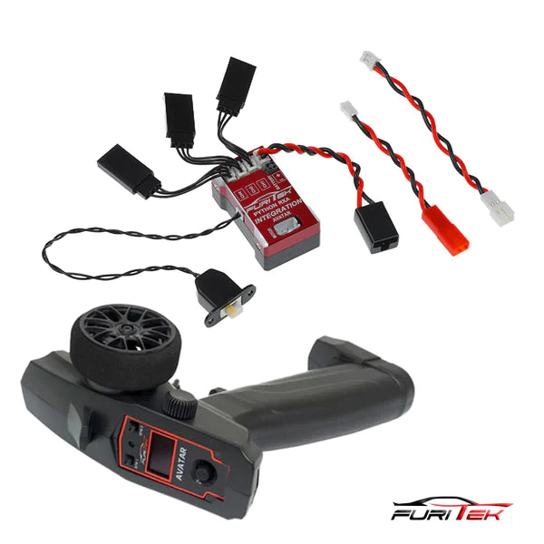 FURITEK PYTHON RXA 40A/70A BRUSHLESS ESC W/ RX INTEGRATION WITH AVATAR TX 4WS