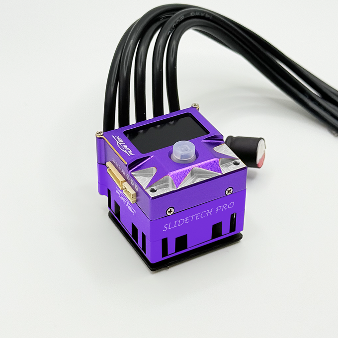 Furitek SlideTech PRO 1/10 Sensored ESC w/ OLED & Internal Fan – Drift & Stock Racing – Purple Edition