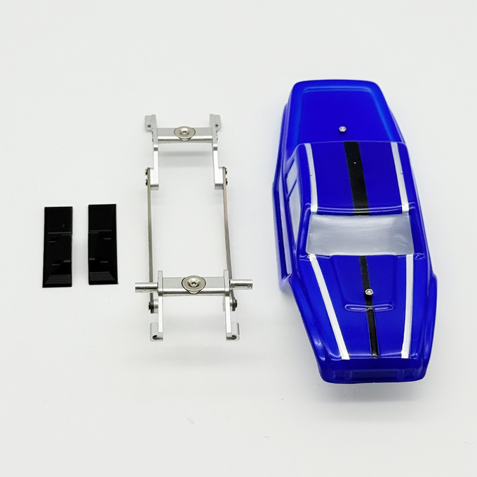 Furitek MANTIS LCG Competition Chassis Kit with BLUE Comp Body for SCX30.