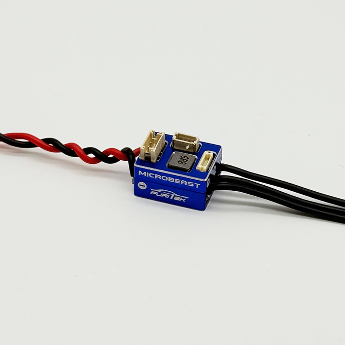 FURITEK MICROBEAST 2S LiPo 25A/50A Brushless ESC with WIFI Module for 1/24 & 1/28 Drift/Race Cars - Sensored/Sensorless.
