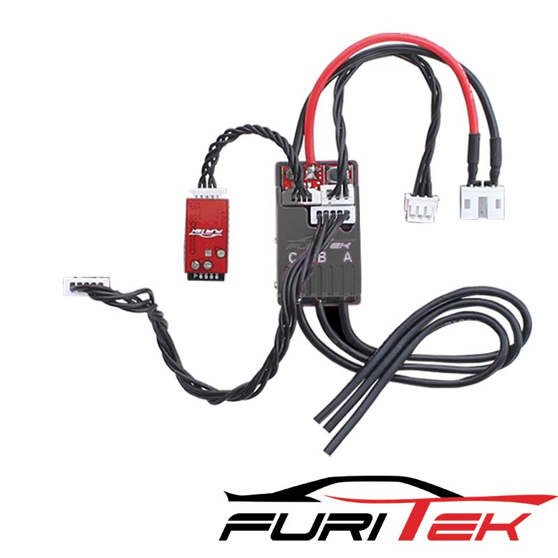 FURITEK CYCLOS 2S LIPO 20A/40A BRUSHLESS SENSORED ESC FOR DRIFT/RACE AND BLUETOOTH (With Aluminum Black Case ).