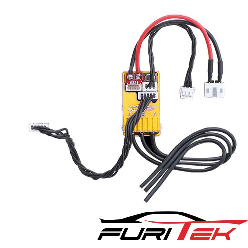 FURITEK CYCLOS  2S LIPO 20A/40A BRUSHLESS SENSORED ESC FOR DRIFT/RACE (With Aluminum Gold Case).
