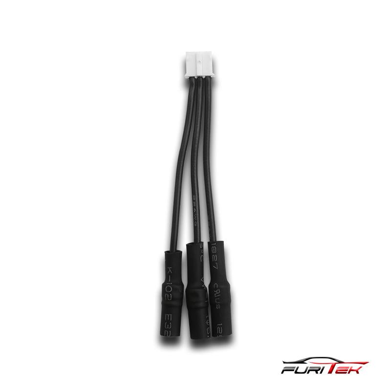 High quality 3.5mm Female Banana to 3-PIN JST-PH conversion cable.