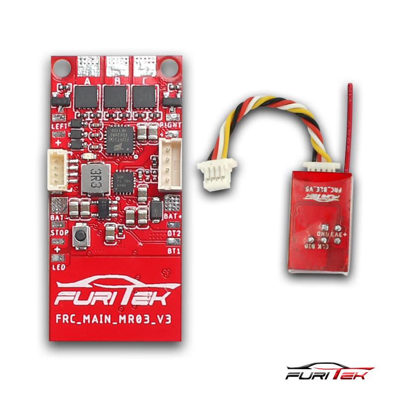 Furitek VELOS 20A/40A Brushless ESC and High Speed Servo Controller Main Board with BLUETOOTH FOR DRIFT/RACE.