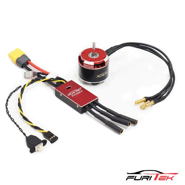 FURITEK PYTHON X BRUSHED/BRUSHLESS ESC WITH KOMODO TEN FOR 1/10 RC CRAWLERS