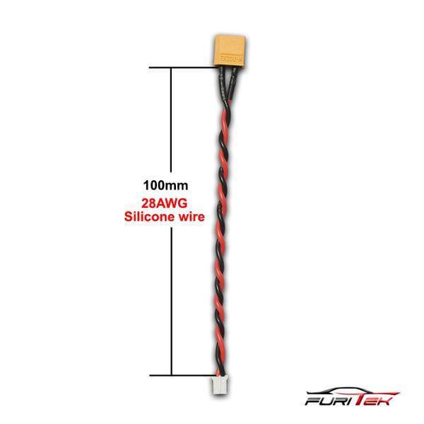 Furitek High Quality MALE XT30 TO 2-PIN JST-PH (100mm).